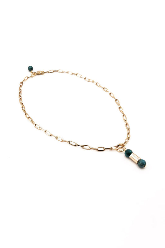 Apatite pendant necklace