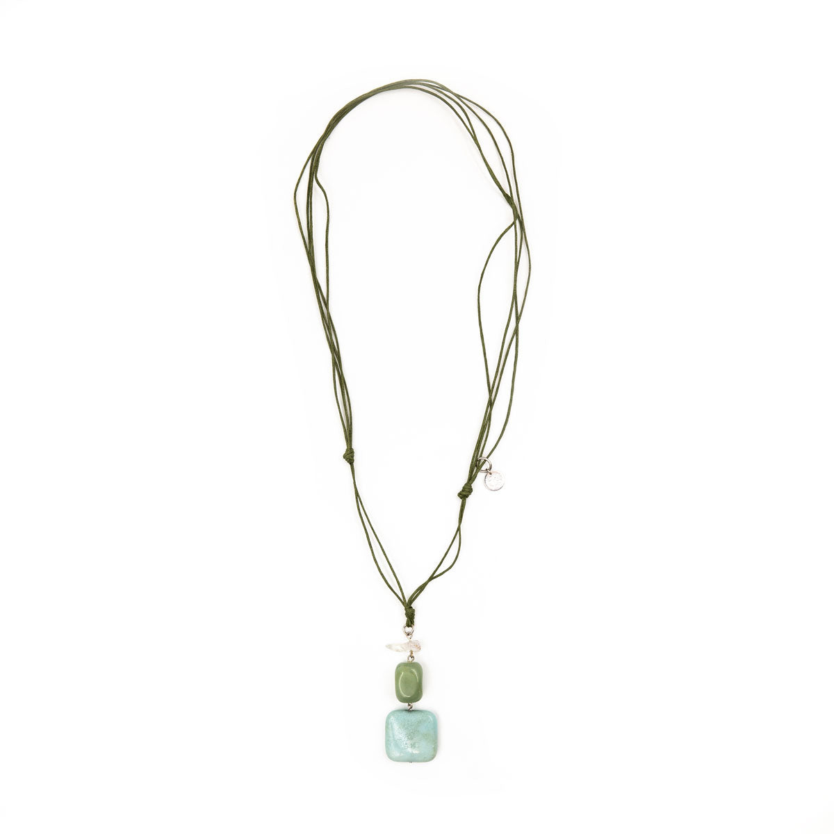 Amazonite pendant necklace