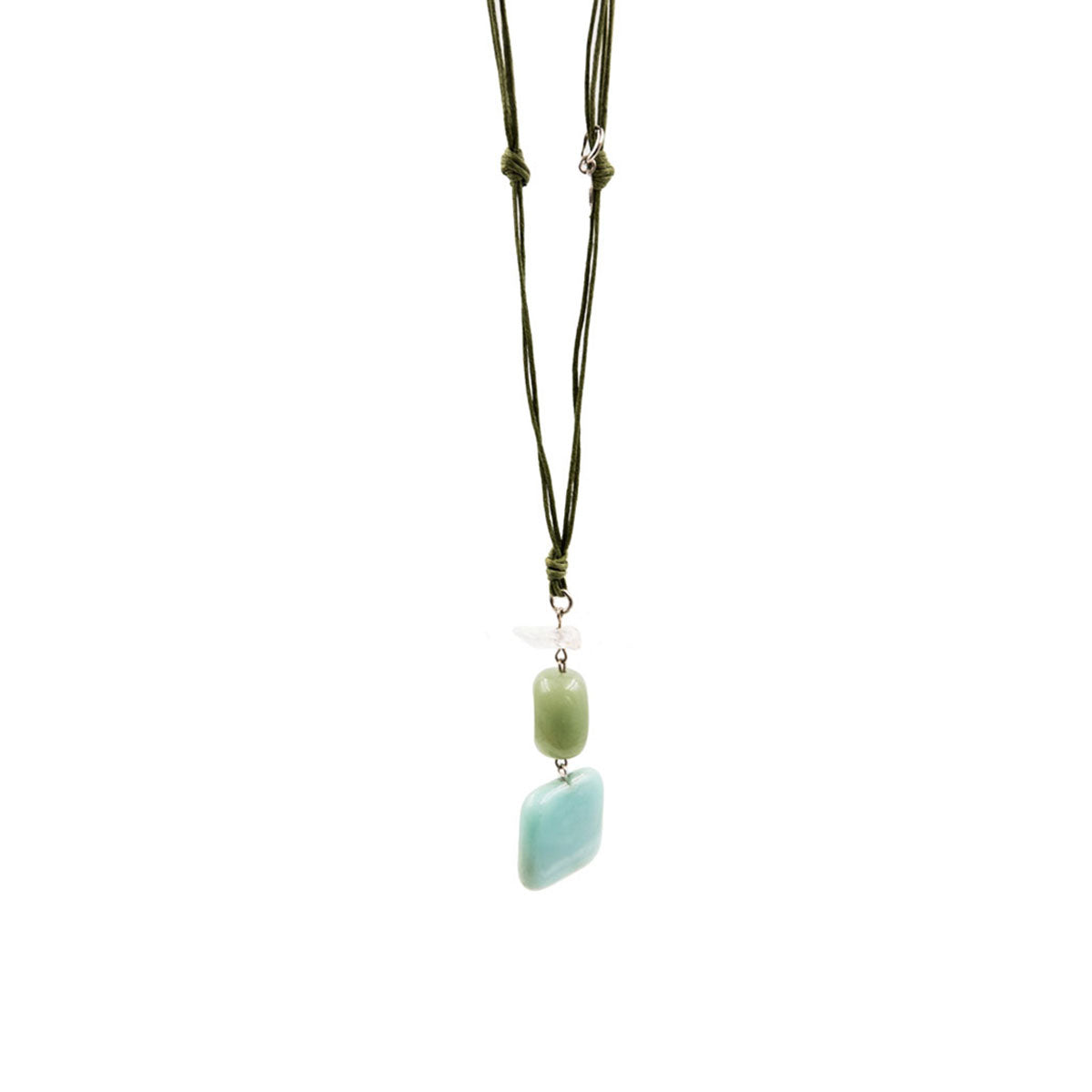 Amazonite pendant necklace